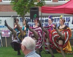2006 peace walk can can dancers