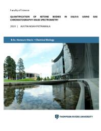 Quantification of ketone bodies in saliva using gas chromatography-mass spectrometry