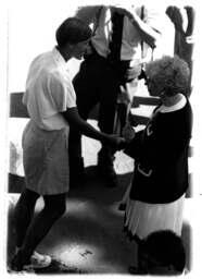 Silken Laumann and Kim Campbell