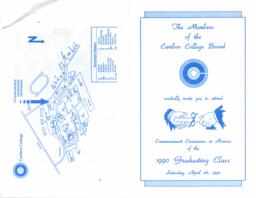 Commencement ceremonies in honour of the 1990 graduating class