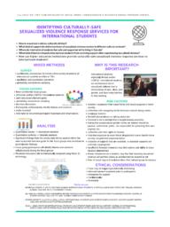 Identifying culturally-safe sexualized violence response services for international students