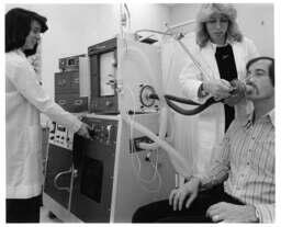 Lung function breathing test