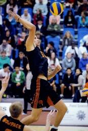 Volleyball Action Shot