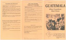Guatemala: What Canadians must know