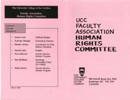 UCC Faculty association human rights committee