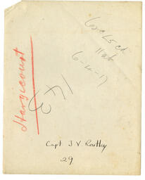  Hargicourt, April 6, 1917   : Back