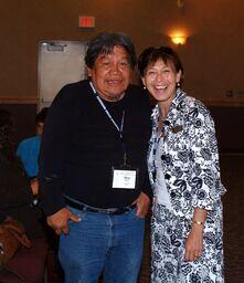 Joanne Brown and Elder Mike Arnouse