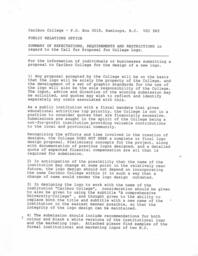 Call for proposal for college logo
