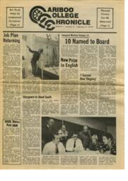 Cariboo College Chronicle Volume 01, Number 03