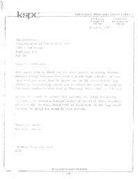 Invitation for Mr. Zacharias to attend Students Against Global Extermination presentation