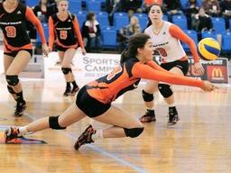 Volleyball Action Shot