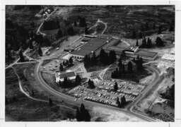 Aerial photograph of Cariboo College