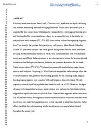 Breeding origins and migratory connectivity at a northern roost of Vaux’s Swift, a declining aerial insectivore
