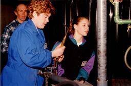 Welding student at the University College of the Cariboo