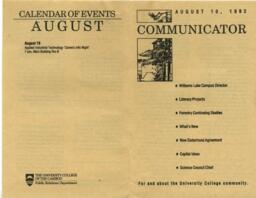 Communicator August 10, 1992