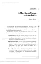 Adding some pizzazz to your guides