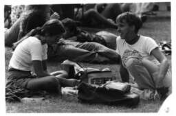 Students on campus