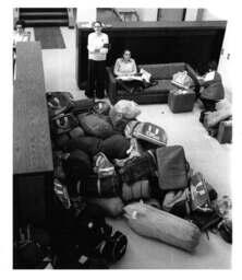 Mountains of baggage