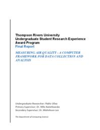 Measuring air quality: A computer framework for data collection and analysis