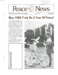 Peace News: Bulletin of the Canadian peace congress