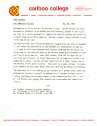 44th William Lowell Putnam mathematical competition