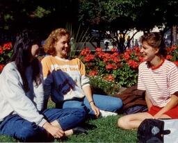 Students on campus