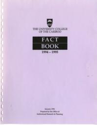 The University College of the Cariboo fact book 1994-1995