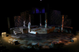 The Love of the Nightingale set design