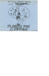Flowers for Algernon theatre program