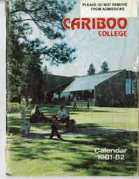 Cariboo College Calendar 1981-1982