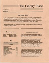 The library place: Issue number 01