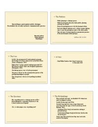 Storytelling As Participatory Public Dialogue: Possibilities For Socially Inclusive Communicative Practice