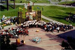 Performers at the BC festival of performing arts