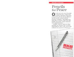 Pencils for peace
