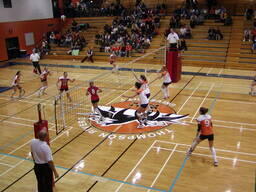 SFU vs TRU volleyball