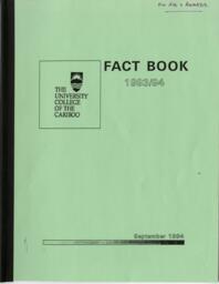The University College of the Cariboo fact book 1993-1994