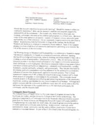 The museum and the community
