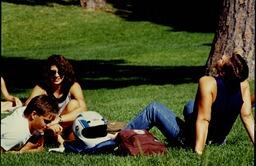 Students on campus