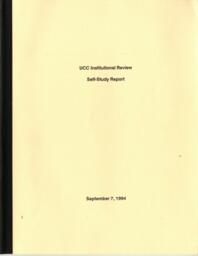 UCC Institutional review: Self-study report
