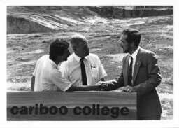 Groundbreaking ceremony at Cariboo College