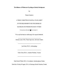 The influence of whitewater kayaking on identity development