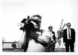 Media at Cariboo College groundbreaking