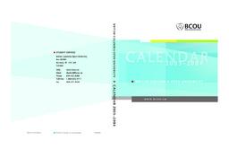 BC Open University Calendar 2003-2004