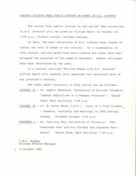 New directions in B.C. history
