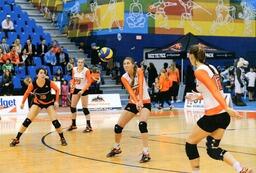 Volleyball Action Shot