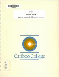 Report on the program review of the medical laboratory technology program