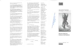Art and its practices an investigation of contemporary art: Darlene Kalynka cultural inclinations