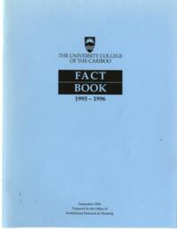 The University College of the Cariboo fact book 1995-1996