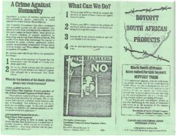Boycott South African products