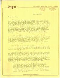 Letter to schools offering presentation from Students Against Global Extermination, the Youth Disarmament Tour